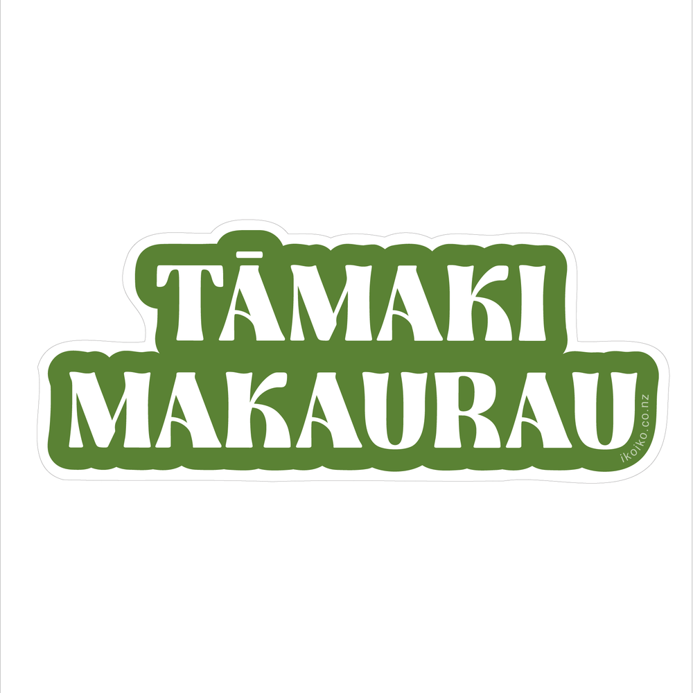 Iko Iko Fun Size Sticker Tāmaki Makaurau