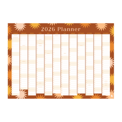 Iko Iko 2026 Wall Planner 70's Suns