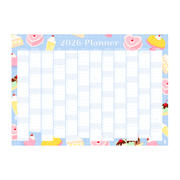 Iko Iko 2026 Wall Planner Banana Split Chocolate Sundae