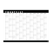 Iko Iko Wall Planner 2027 Black and White