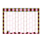 Iko Iko Wall Planner 2027 Bold Check