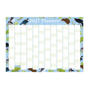Iko Iko Wall Planner 2027 NZ Birds