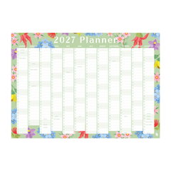Iko Iko Wall Planner 2027 NZ Flowers