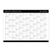 Iko Iko 2026 Wall Planner Black and White