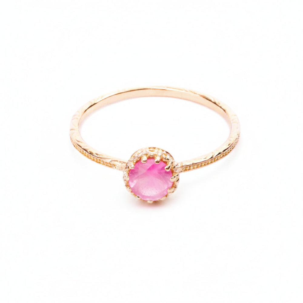 Iko Iko Ring Glass Gold