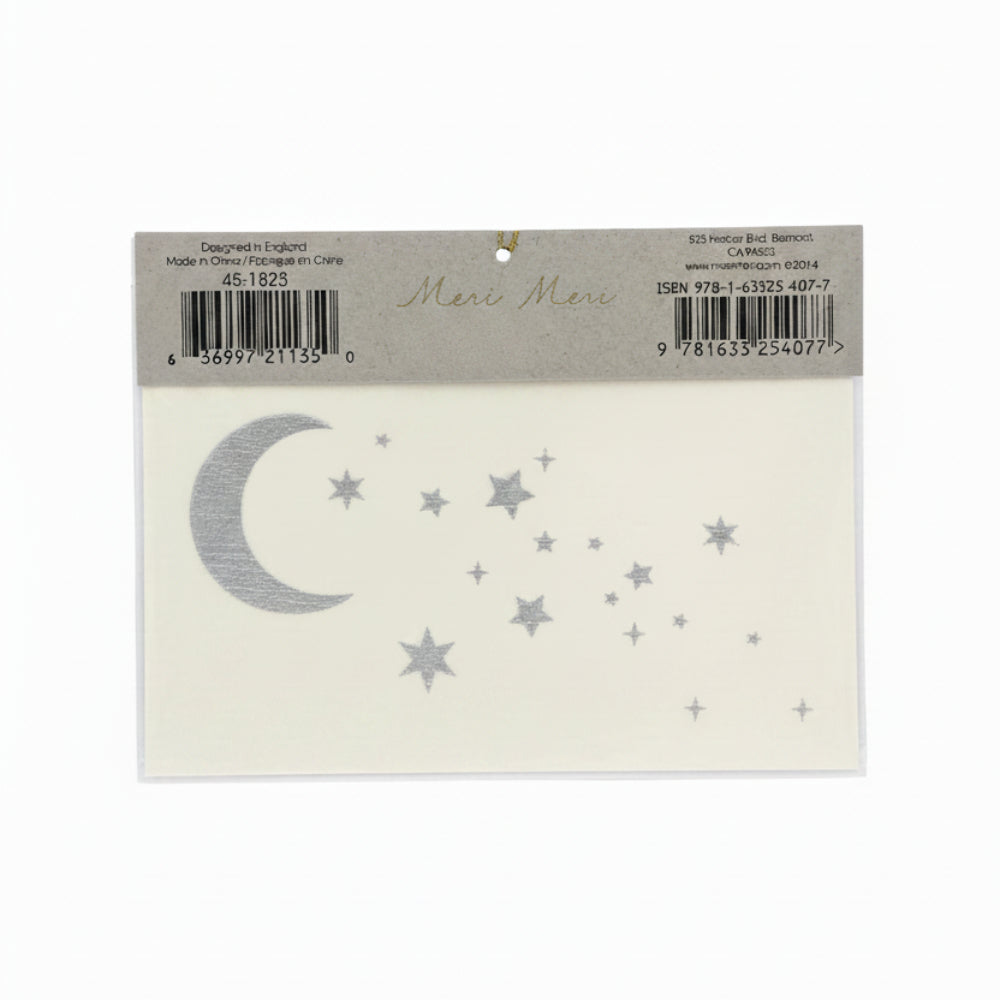 Meri Meri Sweet Tattoos Moon and Stars