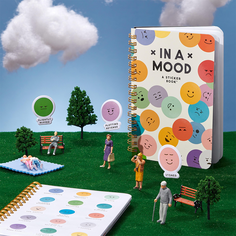 Brass Monkey Sticker Book In a Mood