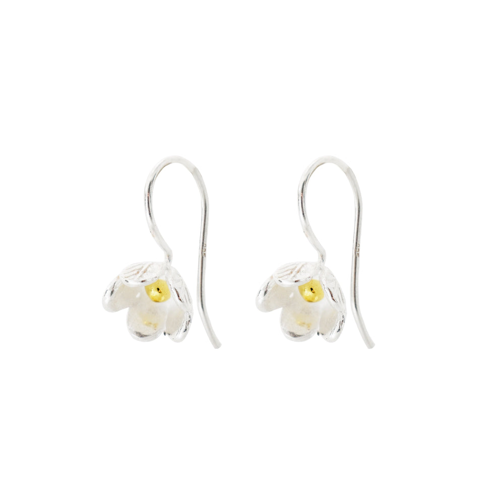 Iko Iko Earrings Buttercup Drop Gold on Silver