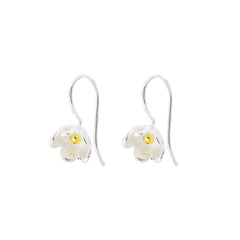 Iko Iko Earrings Buttercup Drop Gold on Silver
