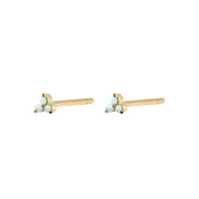 Iko Iko Studs Trio Opal CZs Gold
