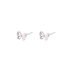 Iko Iko Studs Little Butterfly Cut-Out Silver