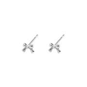 Iko Iko Studs Mini Bow Silver
