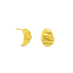 Iko Iko Earrings Chunky Croissant