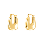 Iko Iko Earrings Chunky Drops Gold