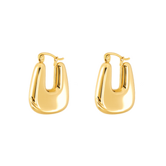 Iko Iko Earrings Chunky Drops Gold