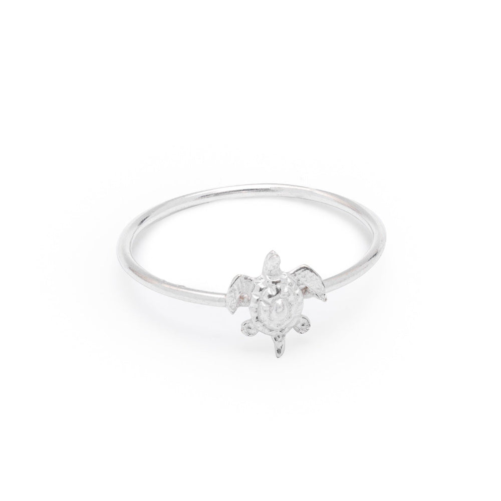 Iko Iko RIng Turtle Silver