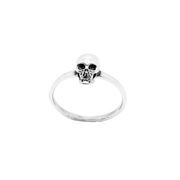 Iko Iko Ring Skull Silver