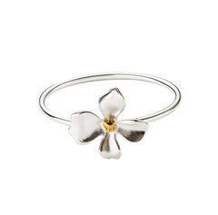 Iko Iko Ring Cruciform Silver with Gold