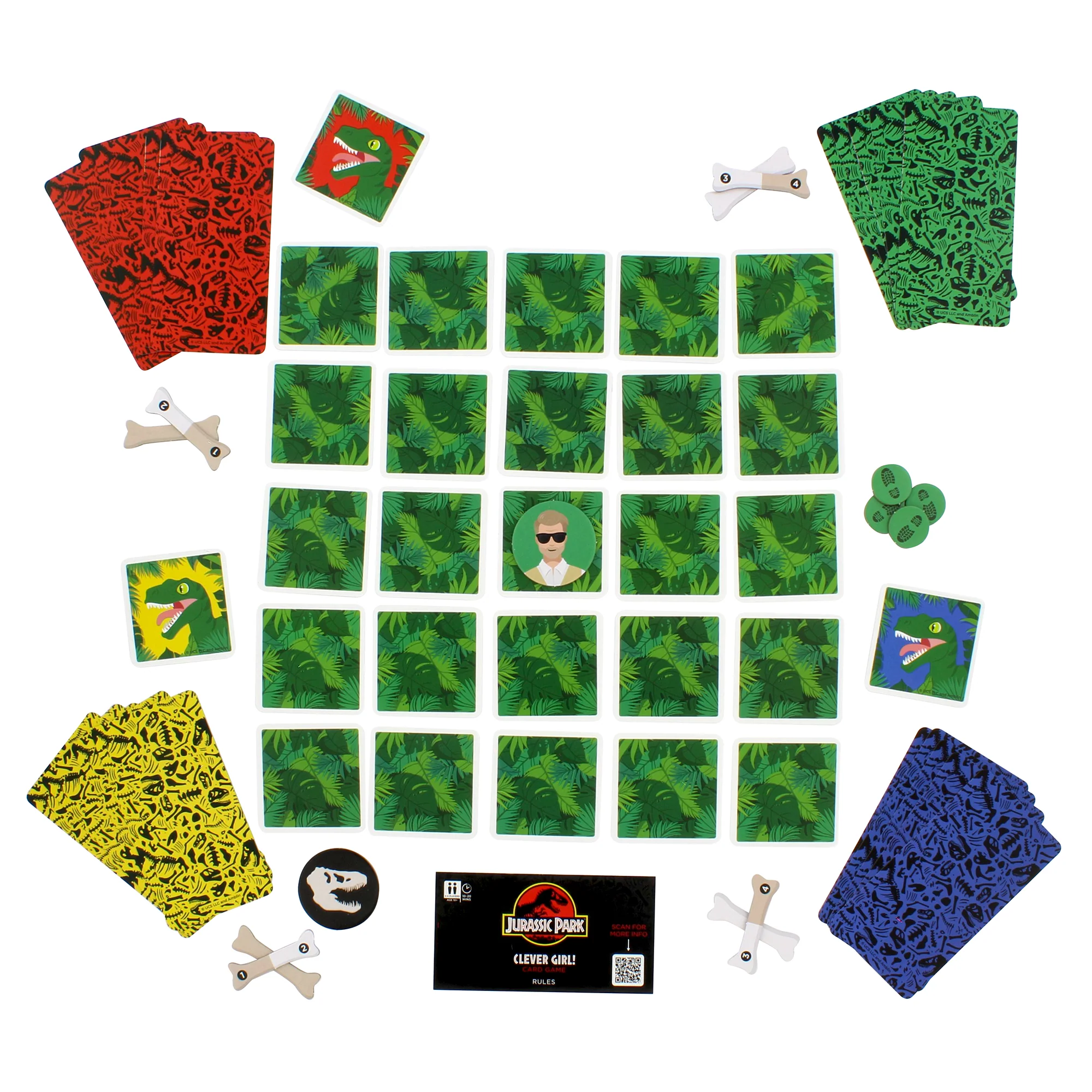 Universal Pictures Retro Movie Card Games Jurassic Park