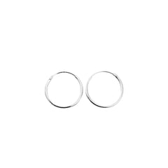 Iko Iko Earrings Sleepers 18mm Silver