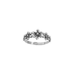 Iko Iko Ring  Daisy Chain Silver