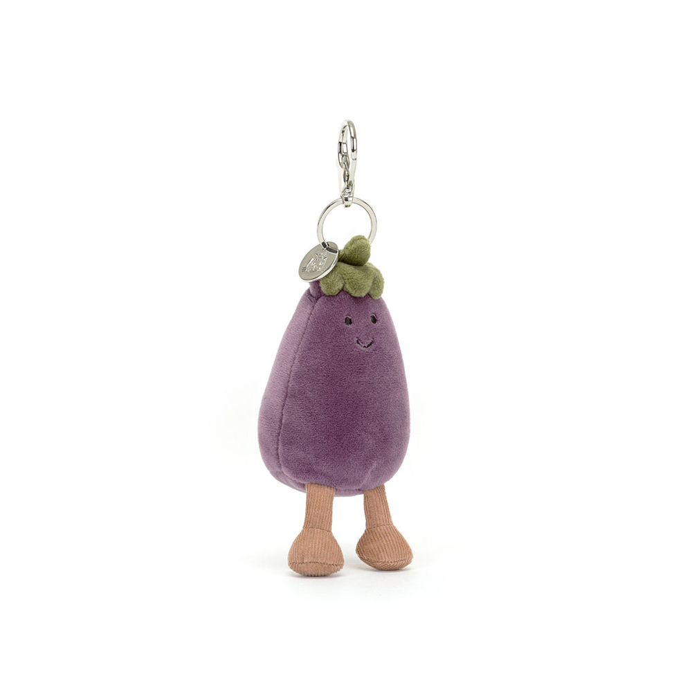 Jellycat  Vivacious Aubergine Bag Charm