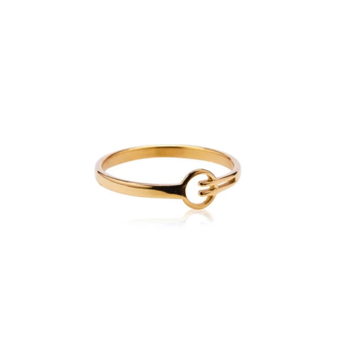 Ever Jump Stop Ring Gold