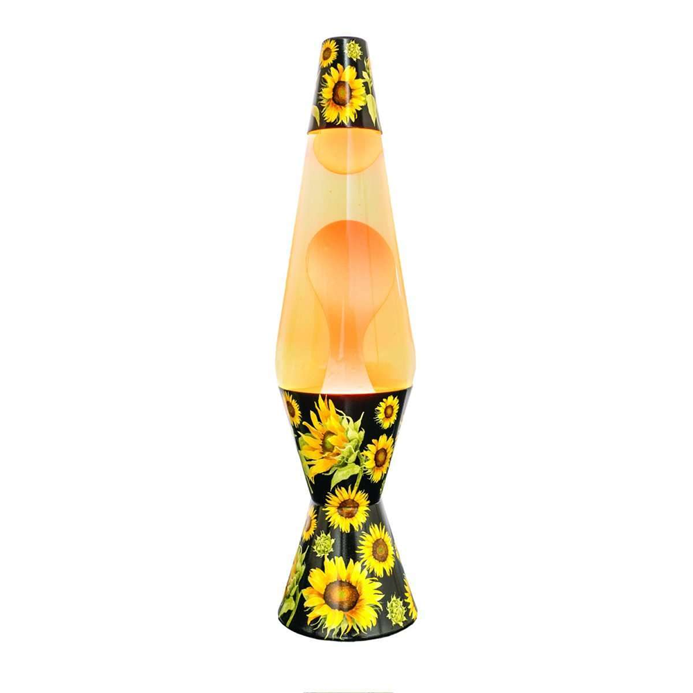 Diamond Lava Lamp Sunflowers