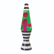Diamond Lava Lamp Black & White Stripes