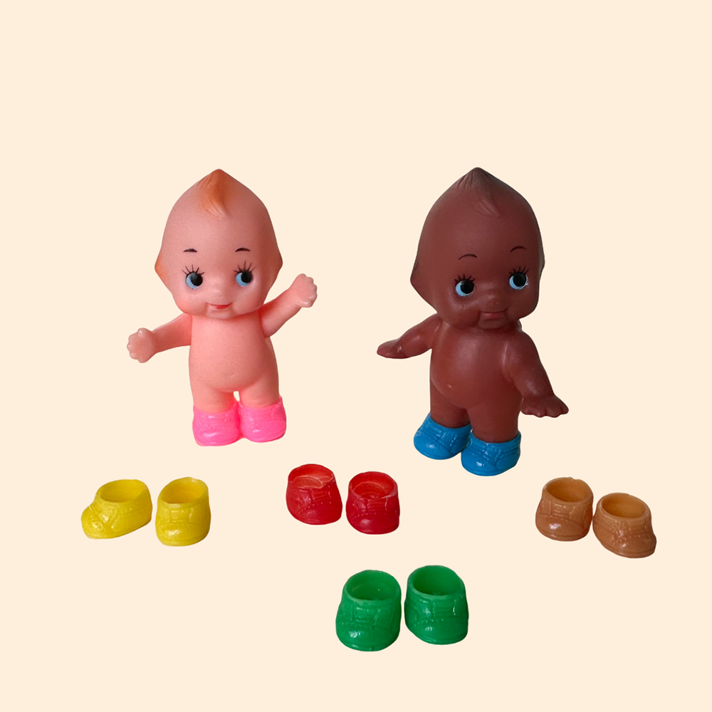 Kewpie Doll Shoes Pack of 6 Pairs