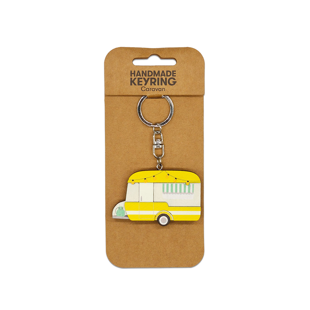100% NZ Wooden Keyring Sheep