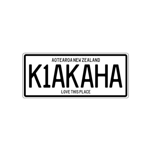 Moana Road Number Plate Magnet Kia Kaha