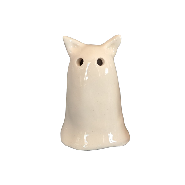 Lava Ceramics Kitty Boo Ghost