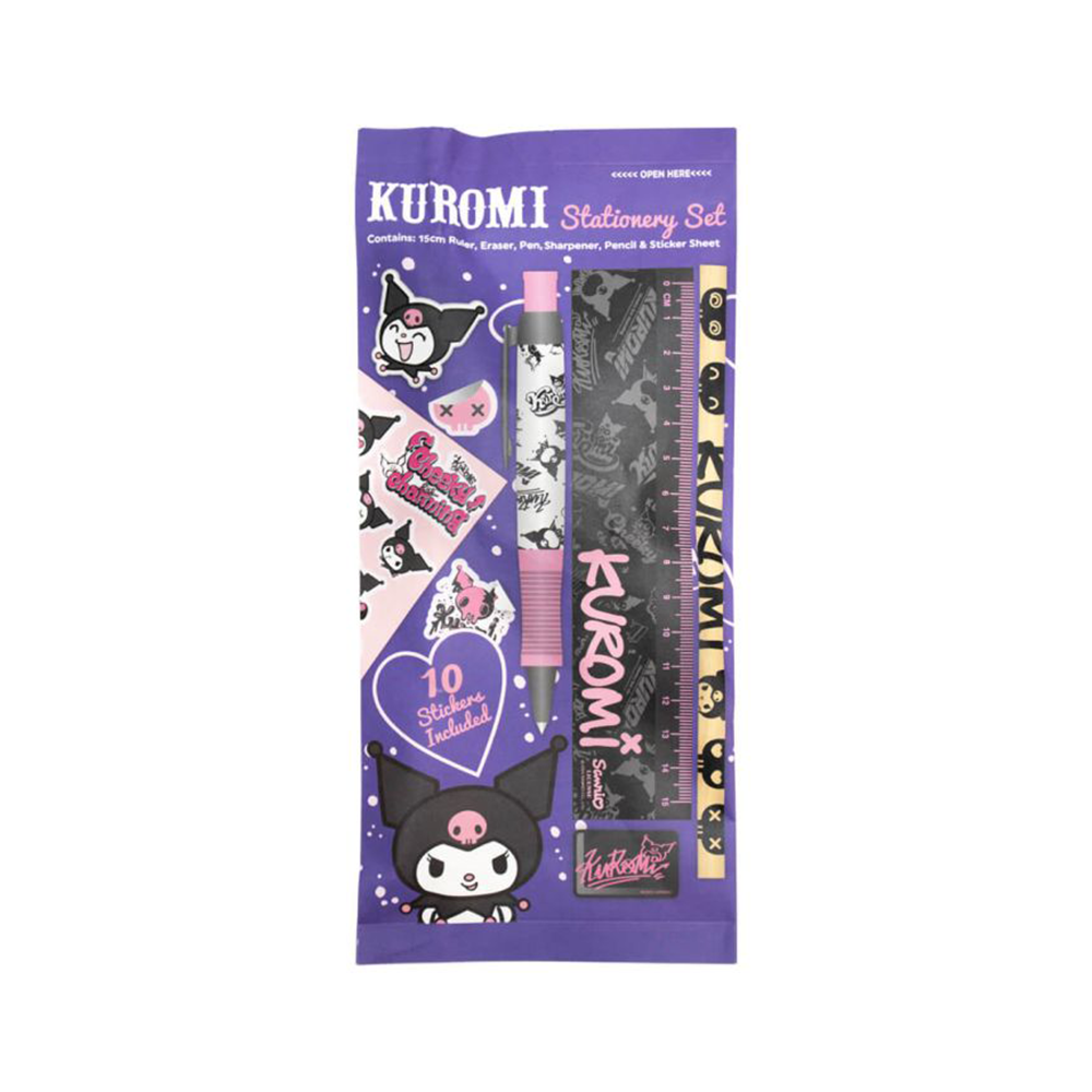 Hello Kitty & Friends Stationery Set Kuromi