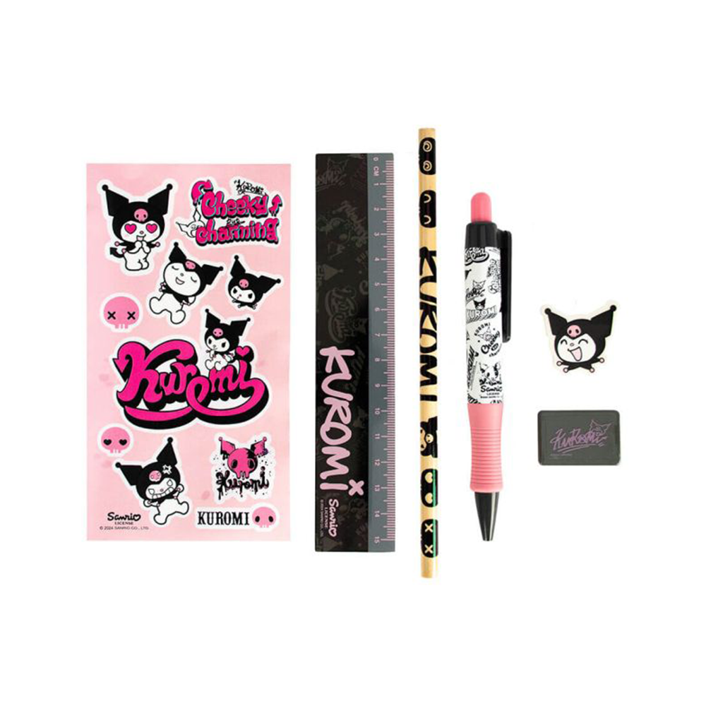 Hello Kitty & Friends Stationery Set Kuromi