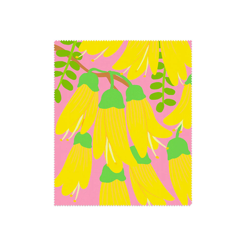 100% NZ Lens Cloth Kowhai