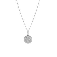 Lindi Kingi Necklace Saint Circle Silver