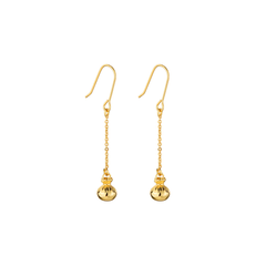 Little Taonga Earrings Poi Poi Gold