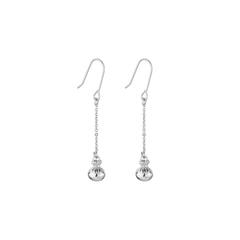 Little Taonga Earrings Poi Poi Silver