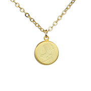 Little Taonga Necklace Fantail Gold