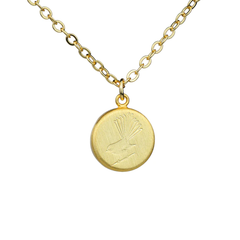 Little Taonga Necklace Fantail Gold