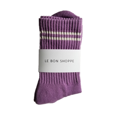 Le Bon Shoppe Socks Boyfriend Grape