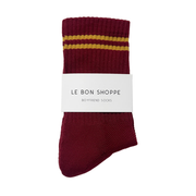 Le Bon Shoppe Socks Boyfriend Cardinal