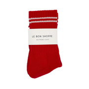 Le Bon Shoppe Socks Boyfriend Red