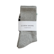 Le Bon Shoppe Socks Hugger Grey
