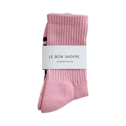 Le Bon Shoppe Socks Hugger Pink