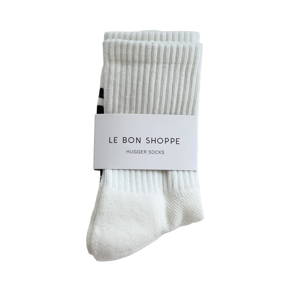 Le Bon Shoppe Socks Hugger White
