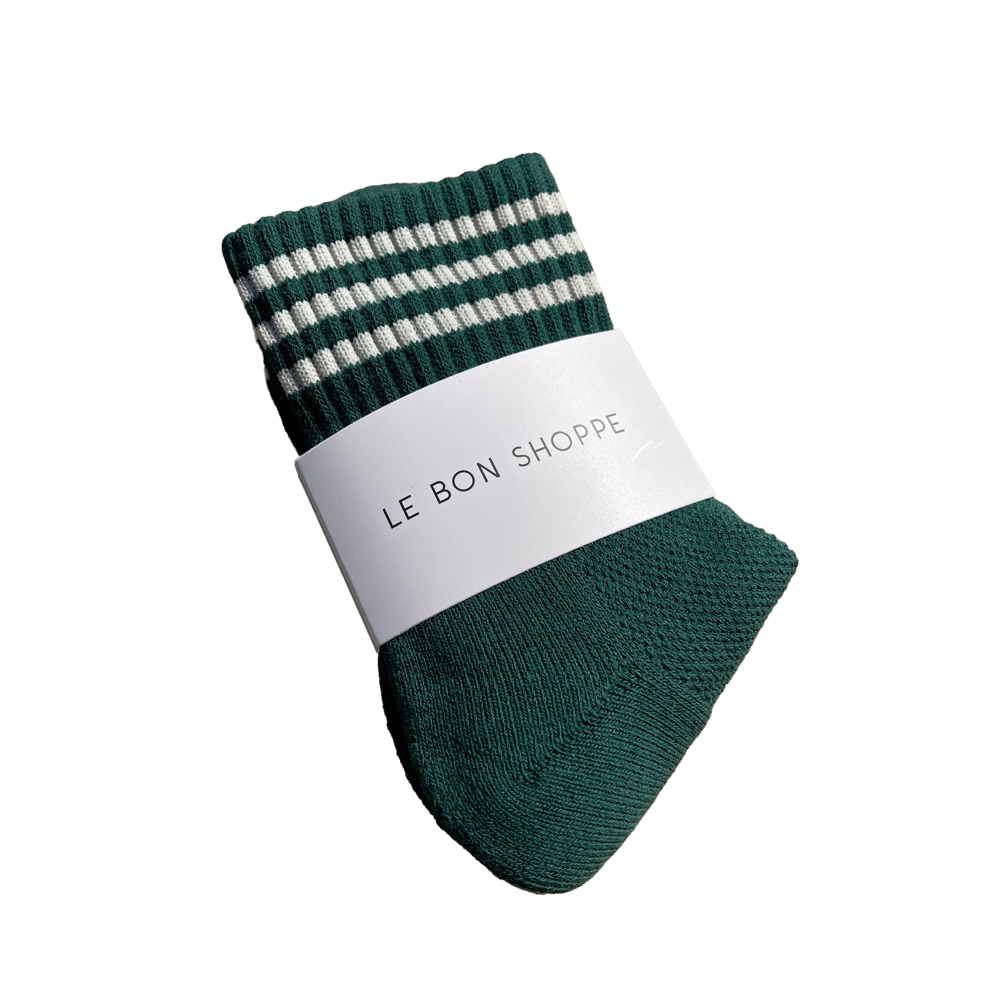 Le Bon Shoppe Girlfriend Socks Hunter Green