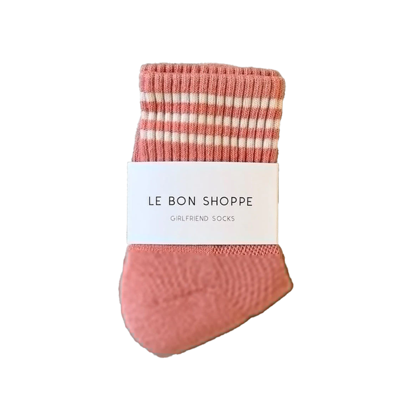 Le Bon Shoppe Girlfriend Socks Salmon