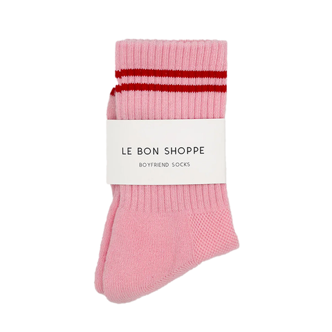 Le Bon Shoppe Socks Boyfriend Amor Pink